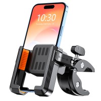 Viccux Bike Phone Mount - [Camera Friendly] Phone Holder for Motorcycle, [Super Sturdy] Bicycle Scooter Handlebar Phone Clip, Compatible with iPhone 14 Pro Max, S23 Ultra and More 4.7”-7” Cell Phones