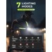 500 Lumens Running Lights for Runners with Reflective Straps, 7 Modes & 45° Adjustable Running Light, IPX4 Waterproof Chest Running Light Vest for Night Walking/Jogging/Hiking, 2-16h Use Time