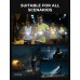 500 Lumens Running Lights for Runners with Reflective Straps, 7 Modes & 45° Adjustable Running Light, IPX4 Waterproof Chest Running Light Vest for Night Walking/Jogging/Hiking, 2-16h Use Time